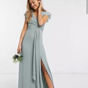 ASOS SAGE BRIDESMAID DRESS!